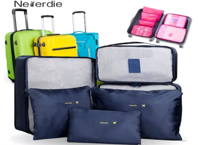 Kit com 6 Necessaires Organizadoras