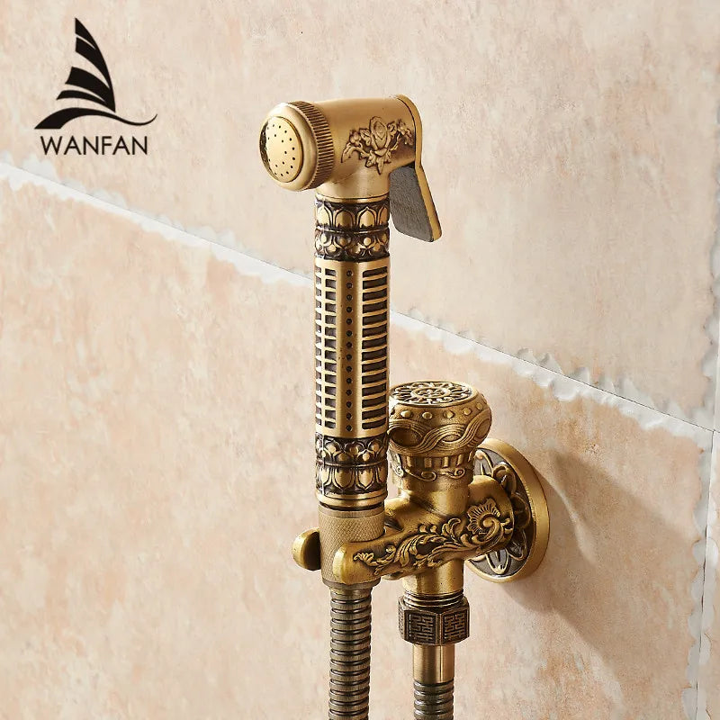 Ducha Higiênica de Parede em Bronze (Chuveirinho)