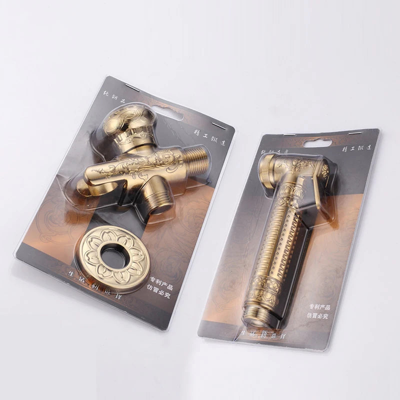 Ducha Higiênica de Parede em Bronze (Chuveirinho)