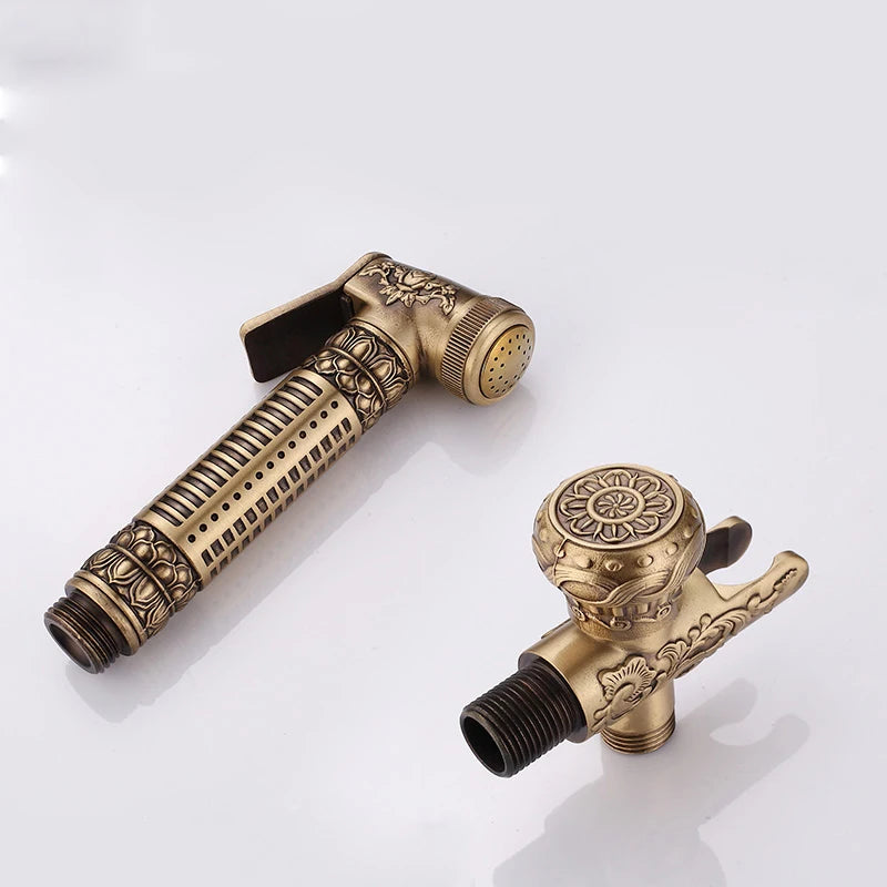 Ducha Higiênica de Parede em Bronze (Chuveirinho)