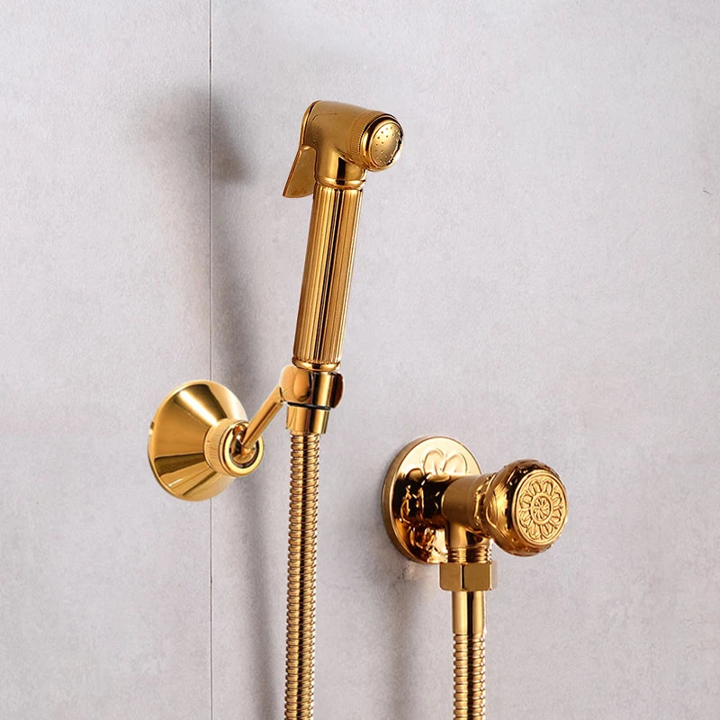Ducha Higiênica Portátil em Bronze Antigo (Chuveirinho)