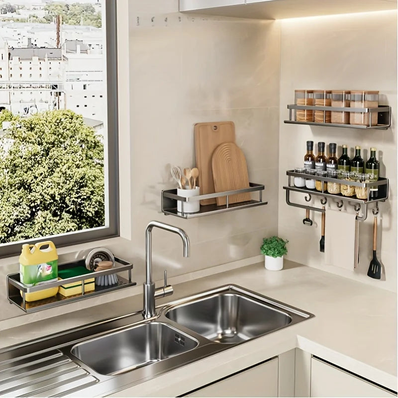 Prateleiras Multifuncional de cozinha para parede