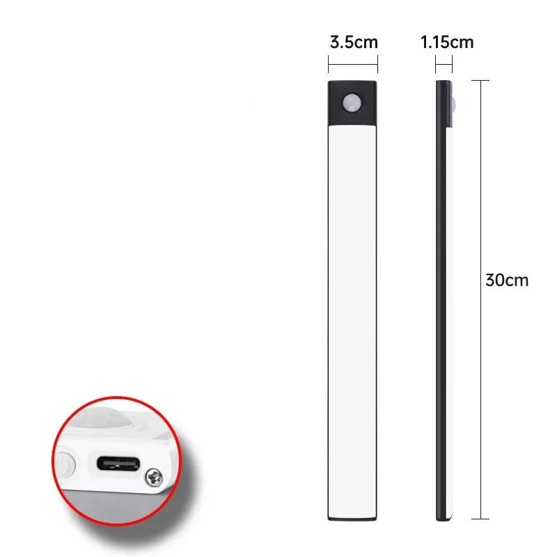 Luminária de Armário LED com Sensor de Movimento