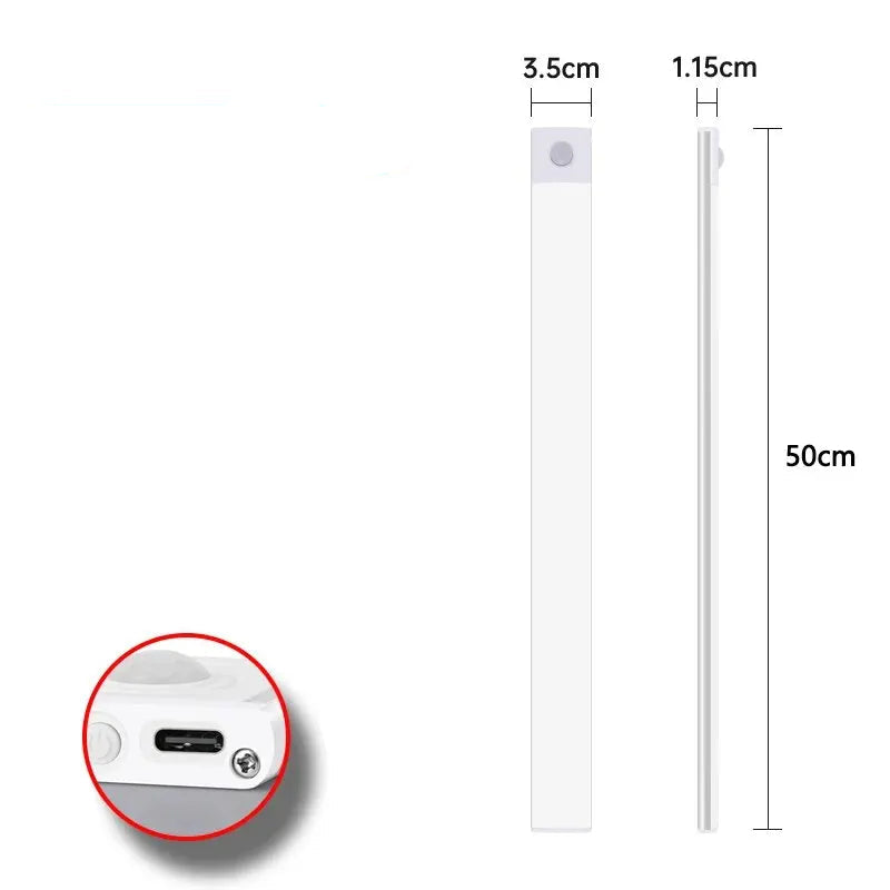 Luminária de Armário LED com Sensor de Movimento