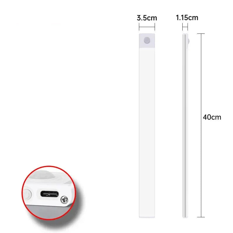 Luminária de Armário LED com Sensor de Movimento