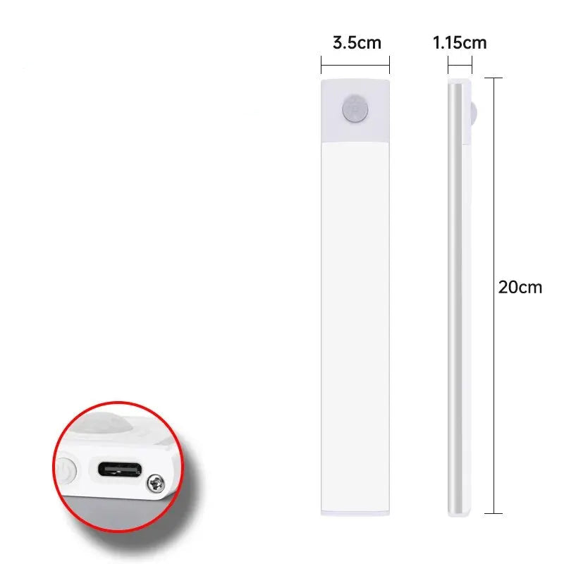 Luminária de Armário LED com Sensor de Movimento