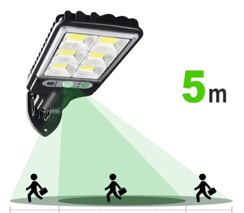 Lâmpada Solar LED para Pátio