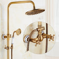 Conjunto de Torneira de Chuveiro Luxo em Bronze Antigo