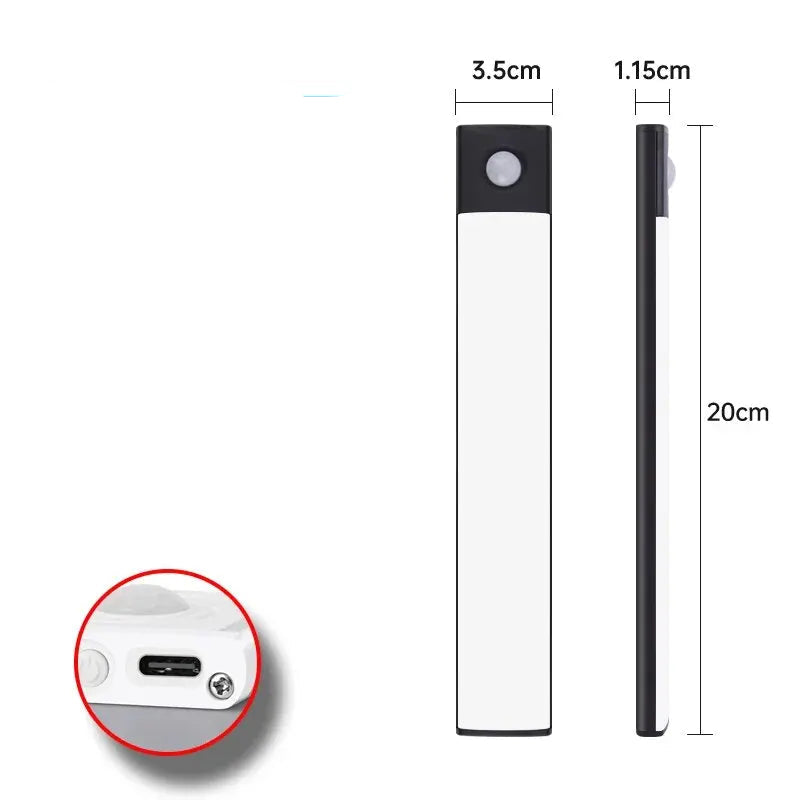 Luminária de Armário LED com Sensor de Movimento
