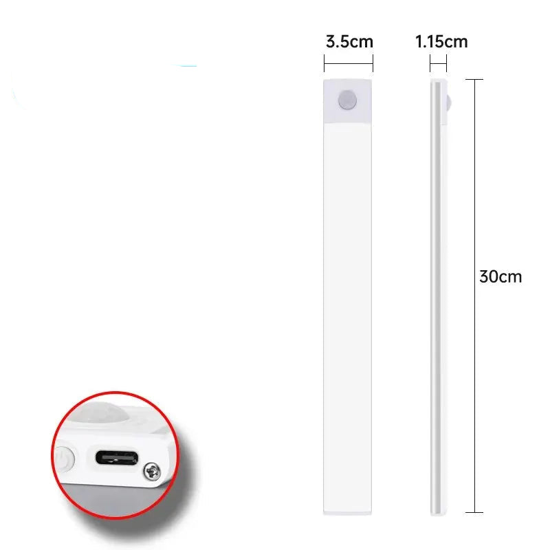 Luminária de Armário LED com Sensor de Movimento