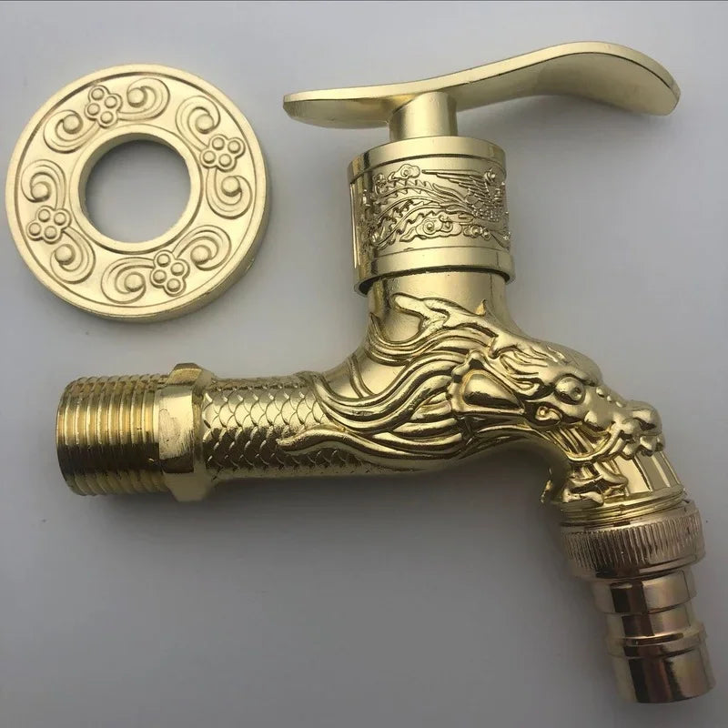 Torneira de Jardim em Bronze Antigo