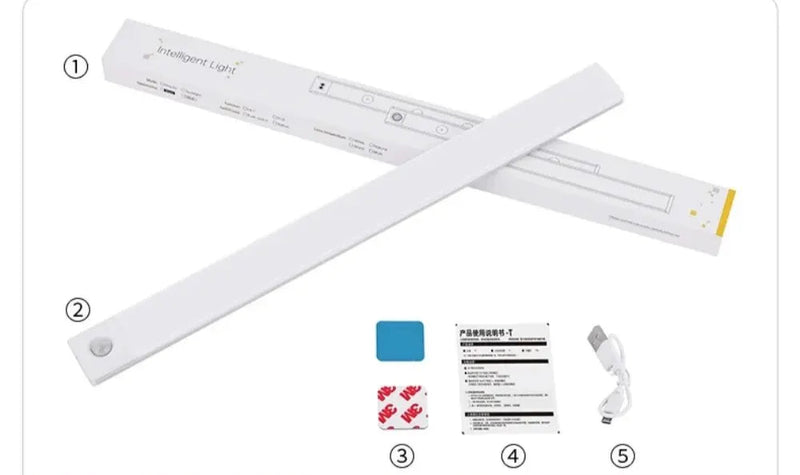 Luminária de Armário LED com Sensor de Movimento