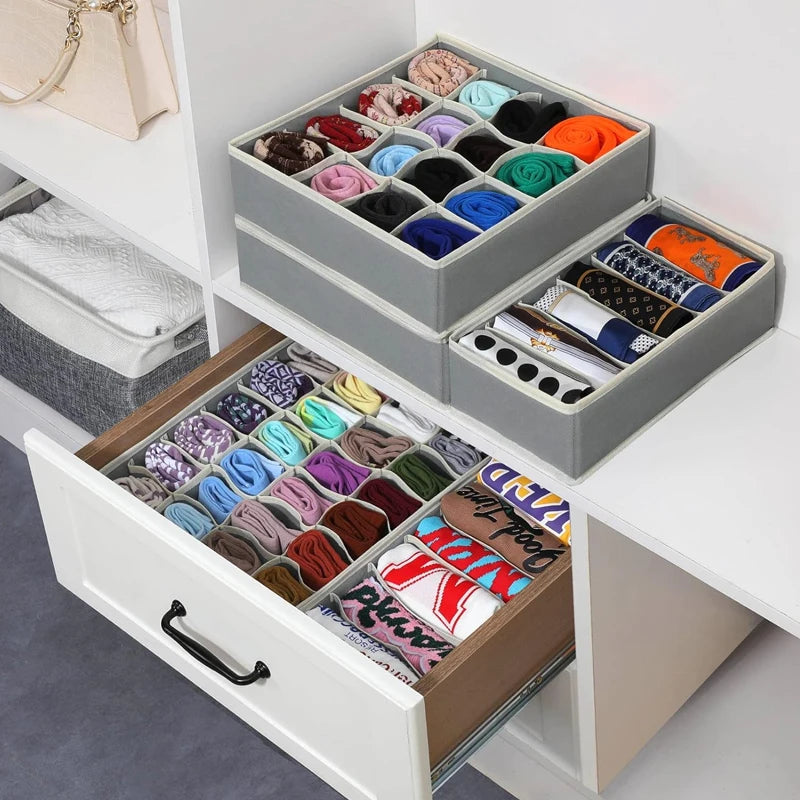 Organizador Dobrável para Roupas Íntimas e Acessórios