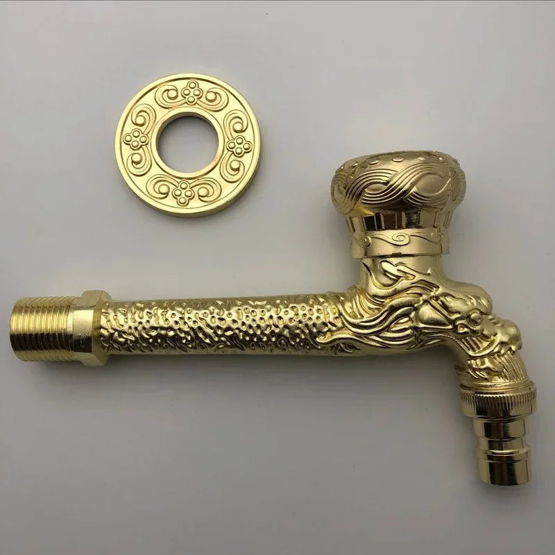 Torneira de Jardim em Bronze Antigo