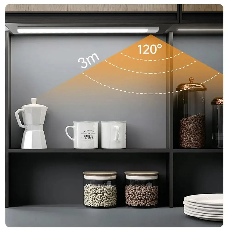 Luminária de Armário LED com Sensor de Movimento