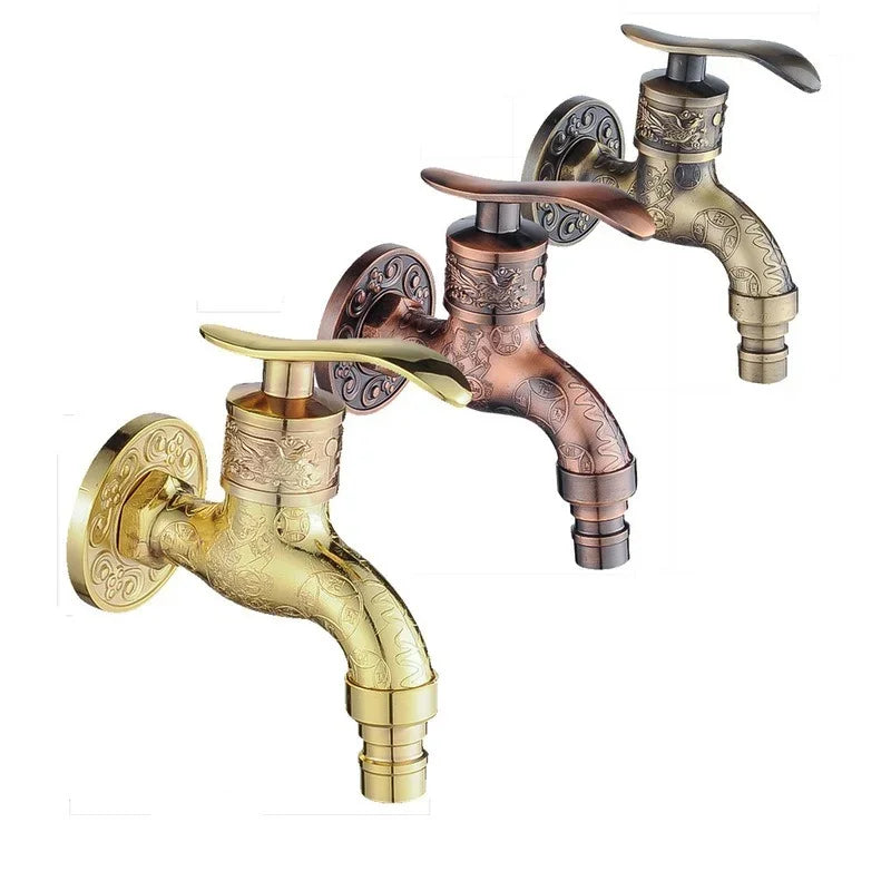 Torneira de Jardim em Bronze Antigo