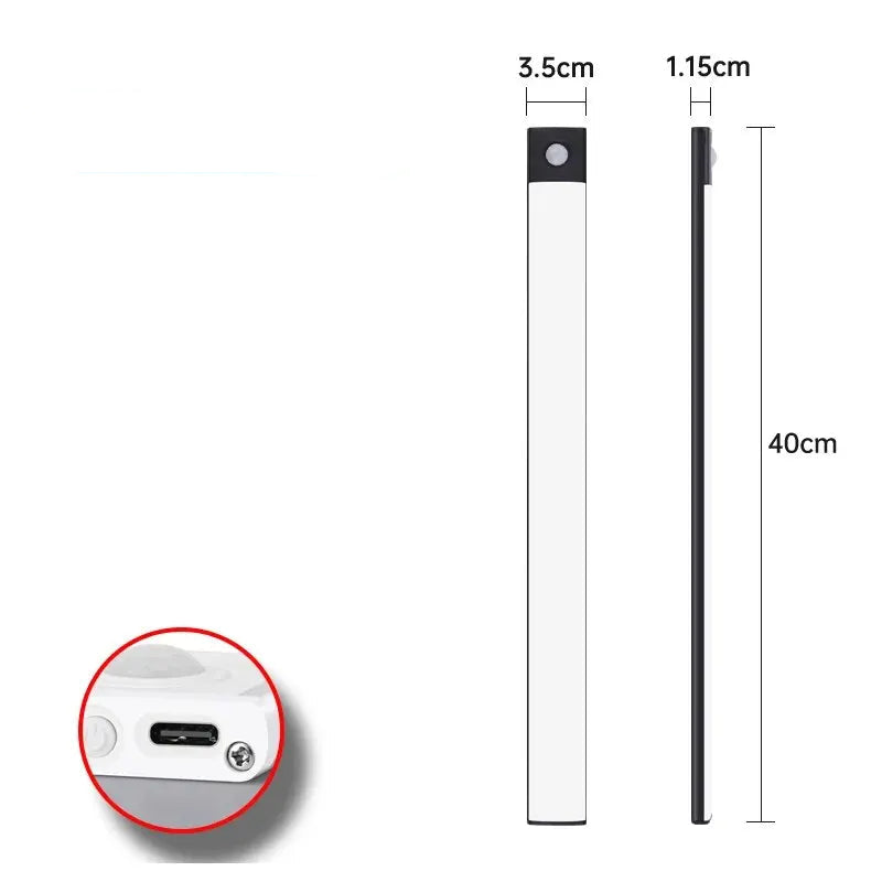 Luminária de Armário LED com Sensor de Movimento