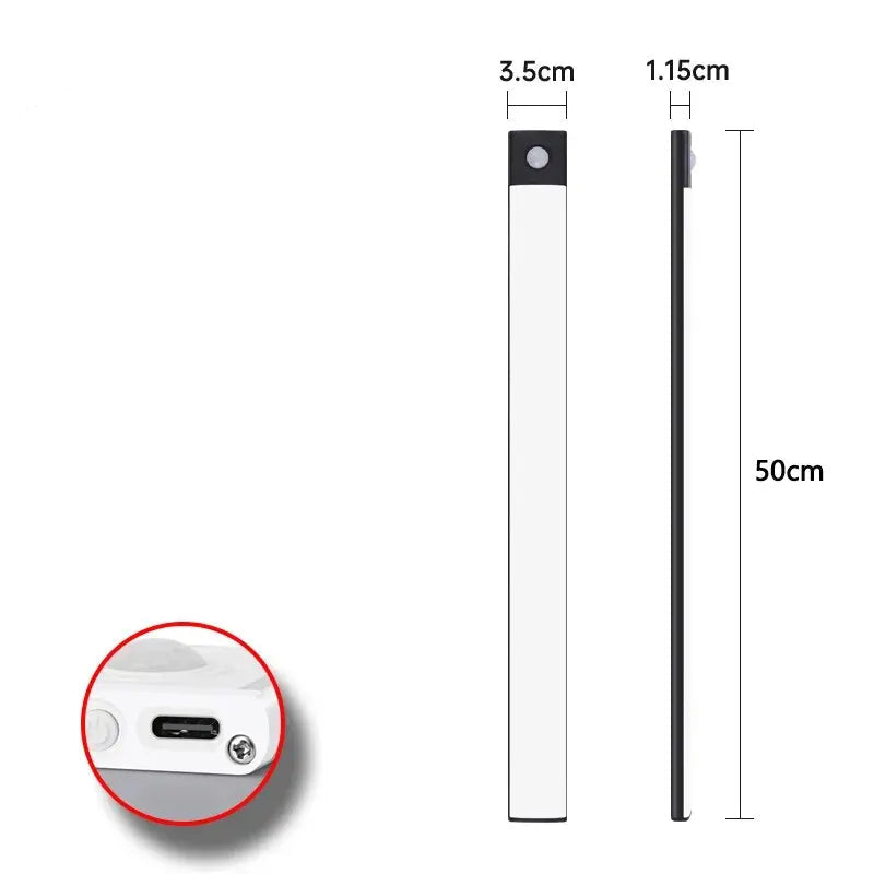 Luminária de Armário LED com Sensor de Movimento